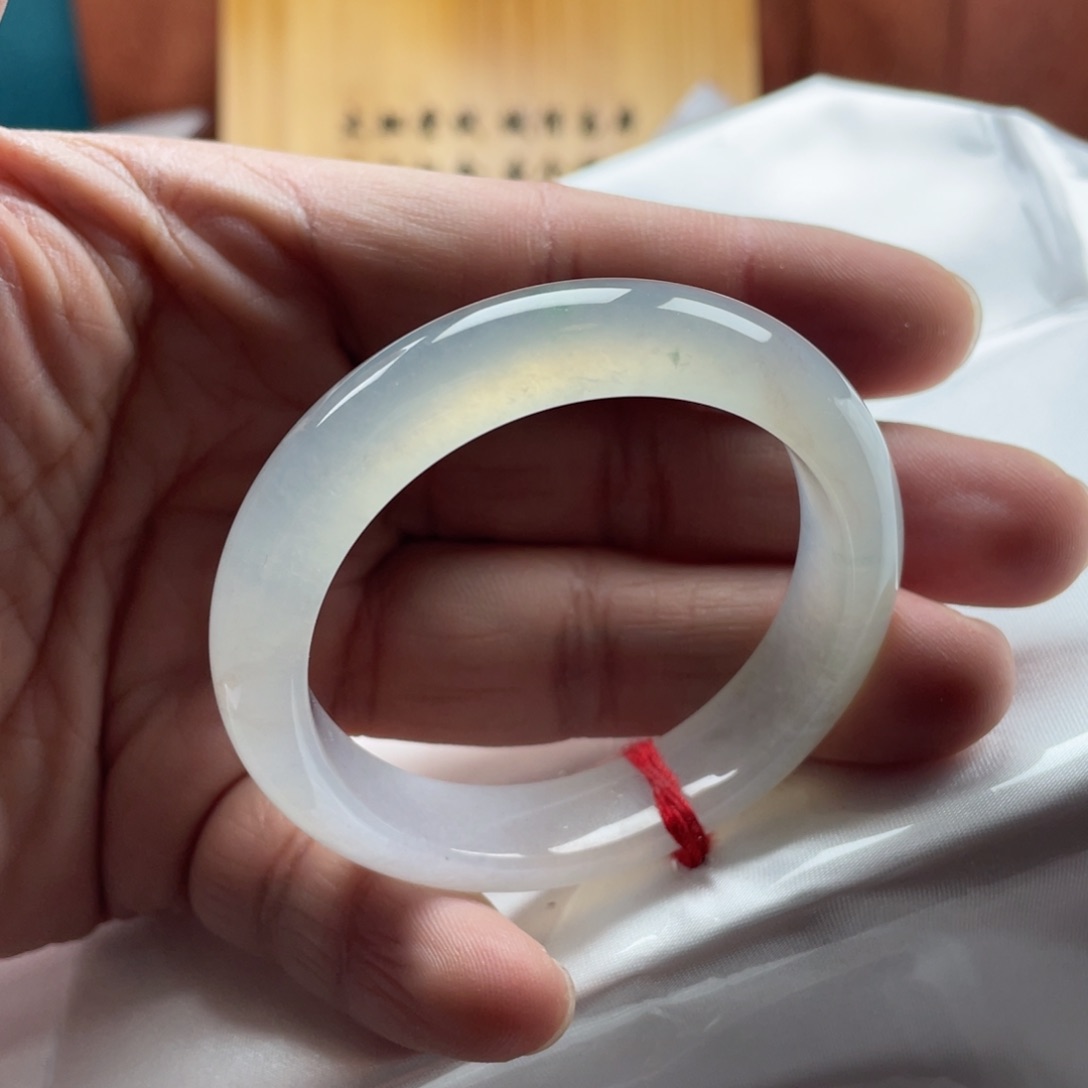 翡翠手镯未镶嵌51.3正冰起刚