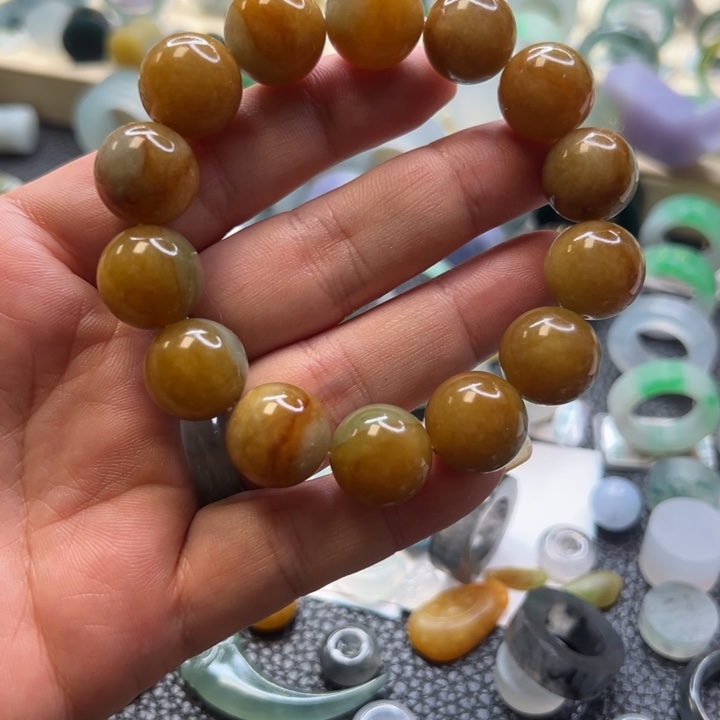好***连翡翠未镶嵌手链翡翠手链