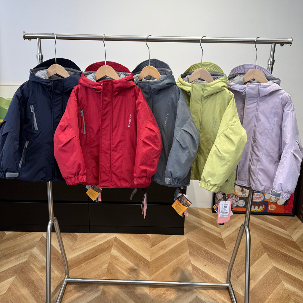 一件过冬-亲子抗静电棉服中大童秋冬保暖加厚冲锋衣外套6825