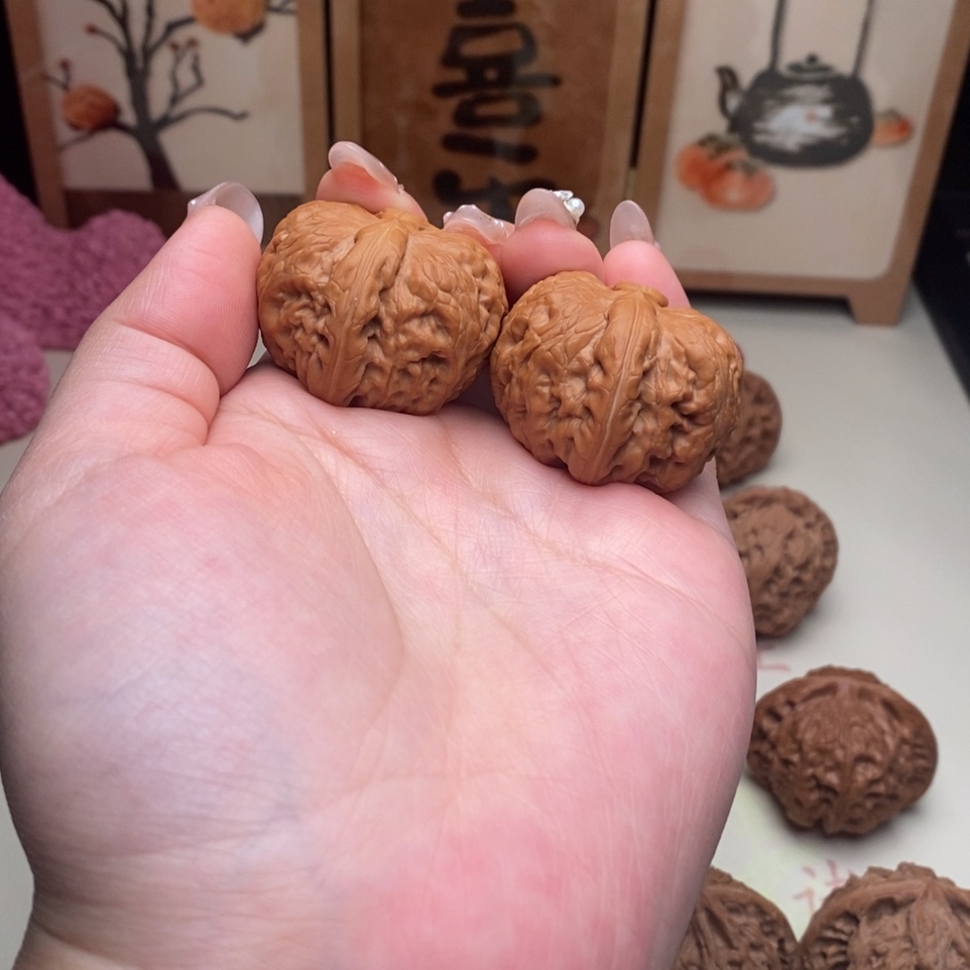 桃核把件平谷元宝37✖️36