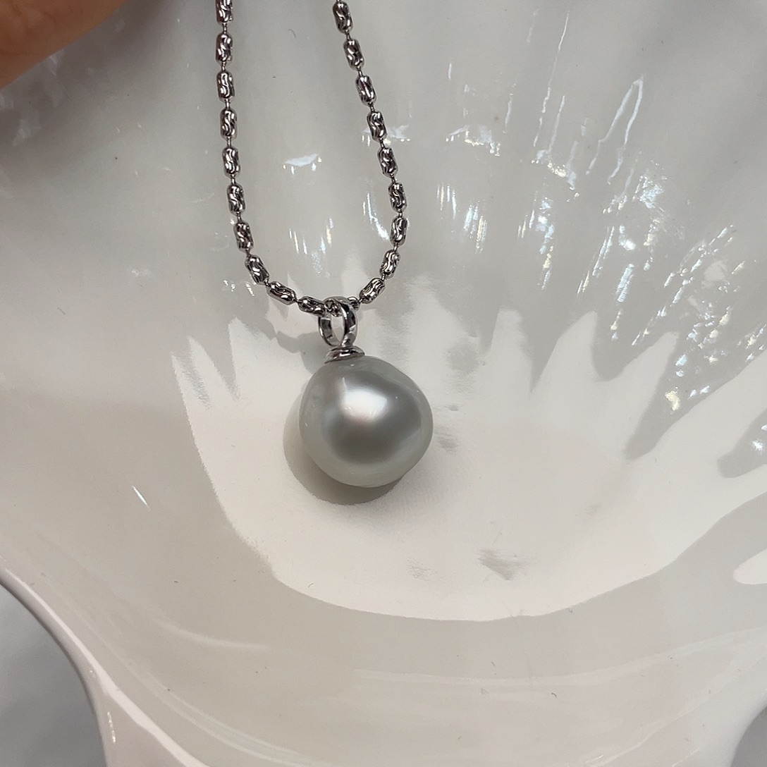 海水珍珠银S925镶嵌戒指