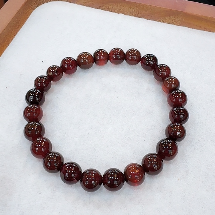 血珀手串未镶嵌毛***花