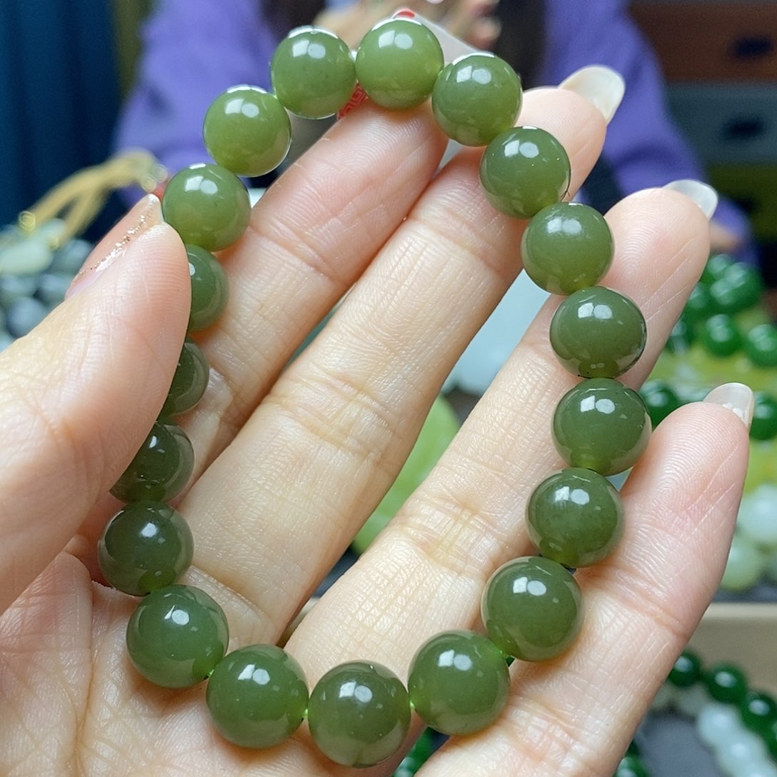 和田玉手链未镶嵌