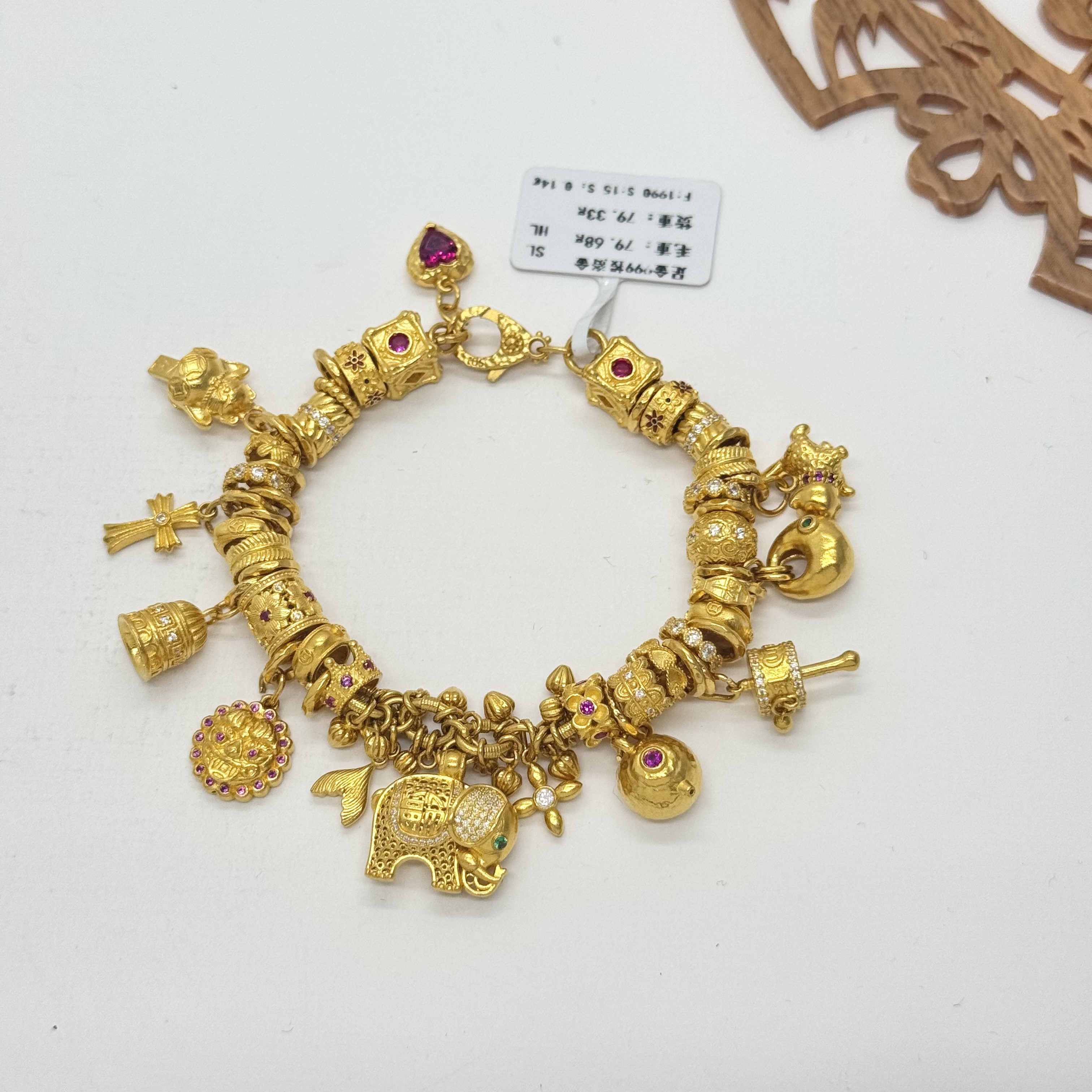 79.33g  卡7 15cm 足金999投资金条攒黄金悦己送礼