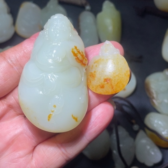 和田玉挂件未镶嵌品*