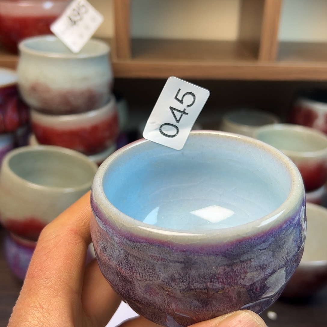 杯子钧瓷#钧瓷#原矿釉#高温#茶器#非遗传承