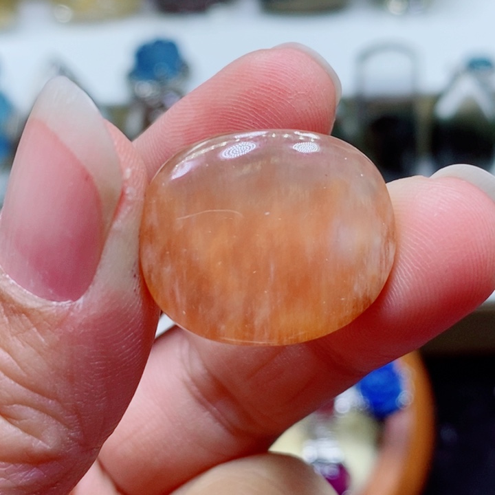 水晶戒指未镶嵌蓝*泪水晶