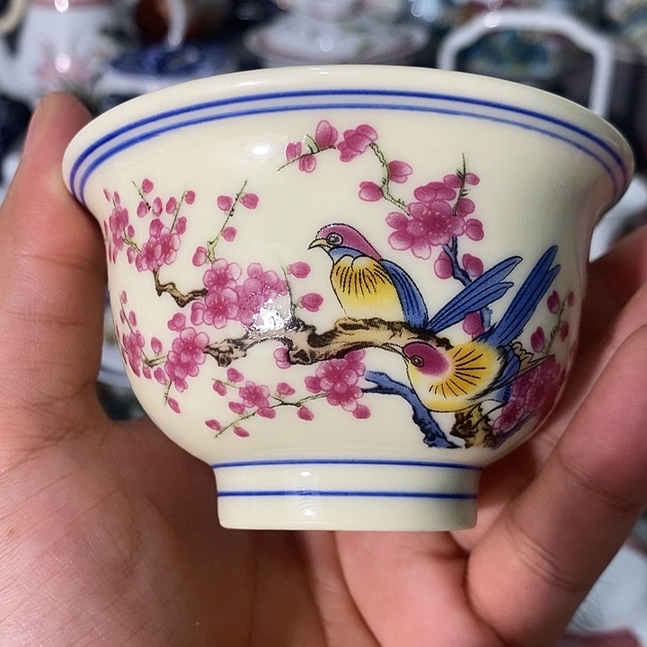 摆件景德镇陶瓷主人杯14455