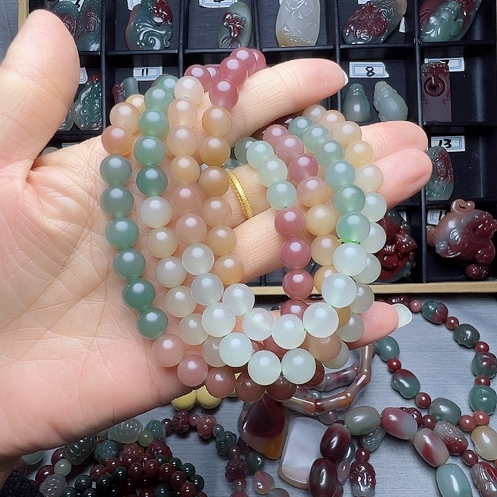 铁合金秦紫玉手串