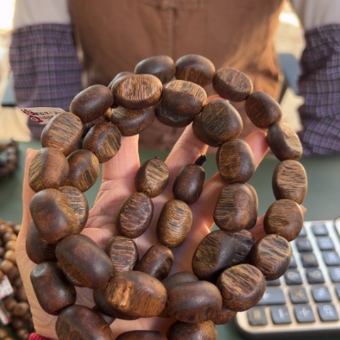 沉香手串白棋98克卡1.5多样性发1条