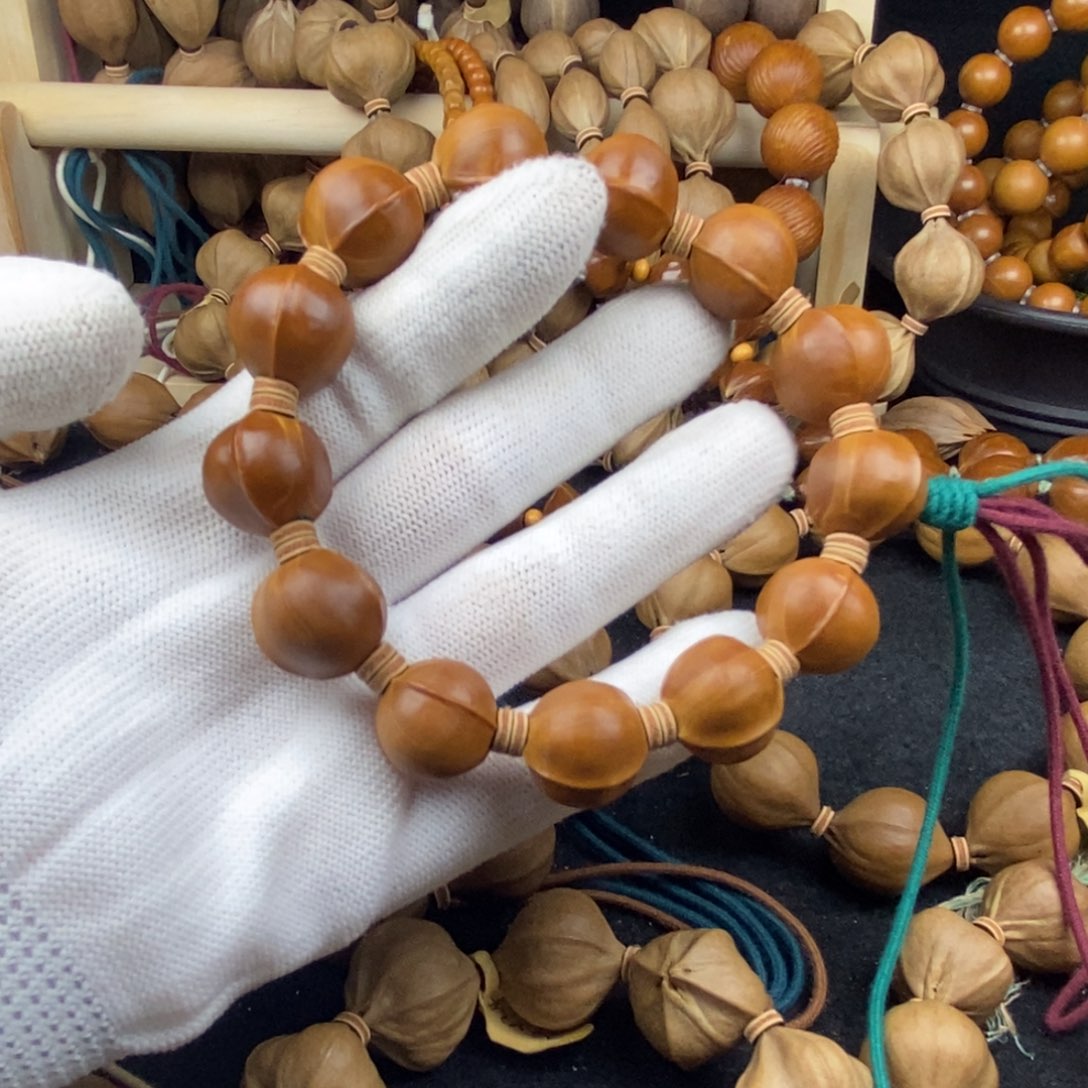 橄榄核手串/手链1716鲨鱼背13颗