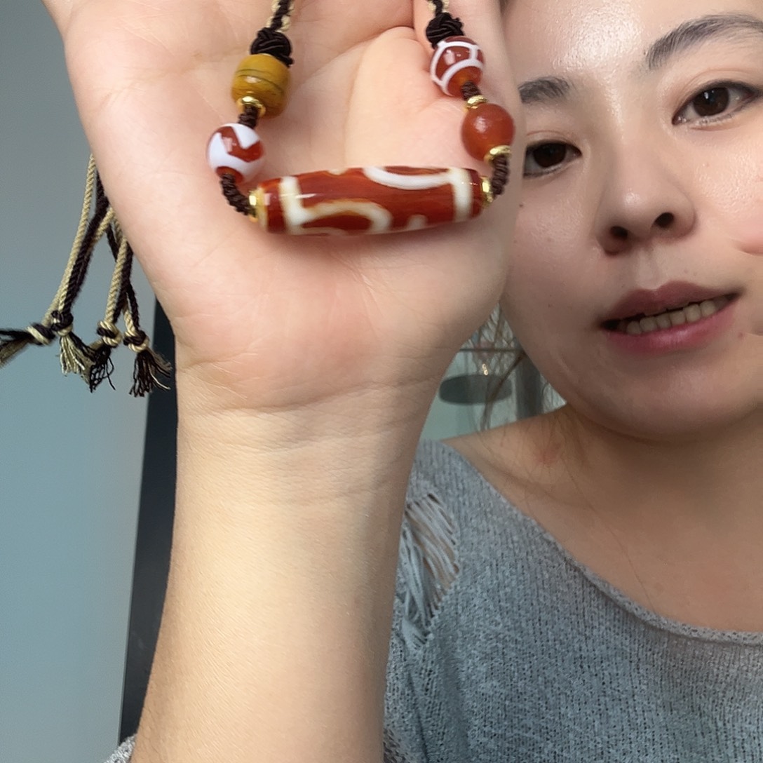 玛瑙/玉髓合金颈饰