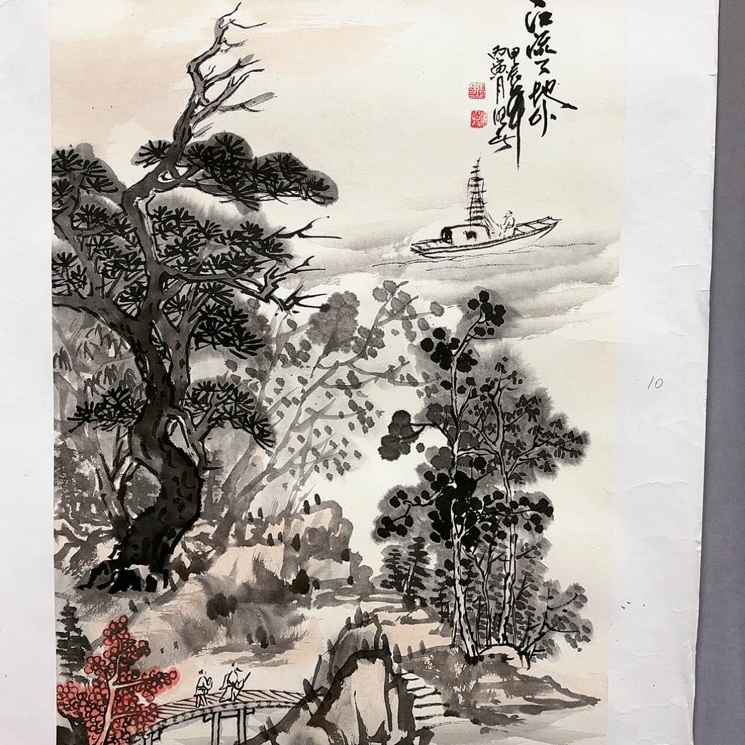 国画国画纯手绘作品请放心去藏