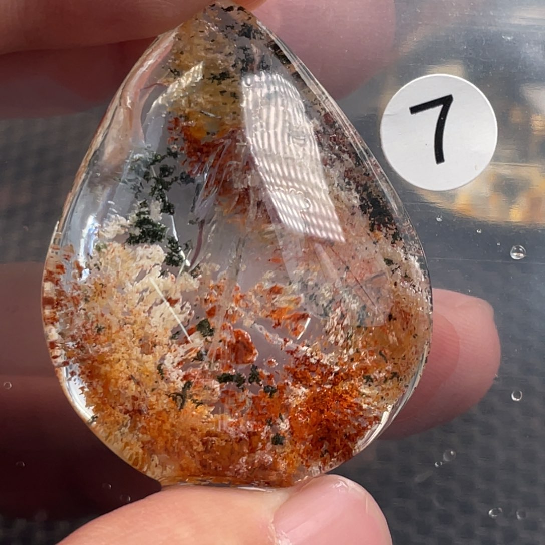 水晶未镶嵌颈饰天然水晶幽灵吊坠