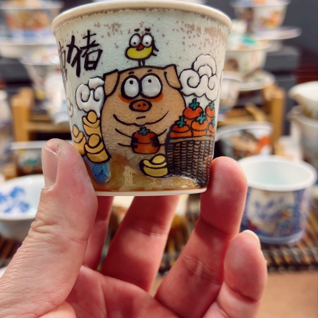杯景德镇手工手绘