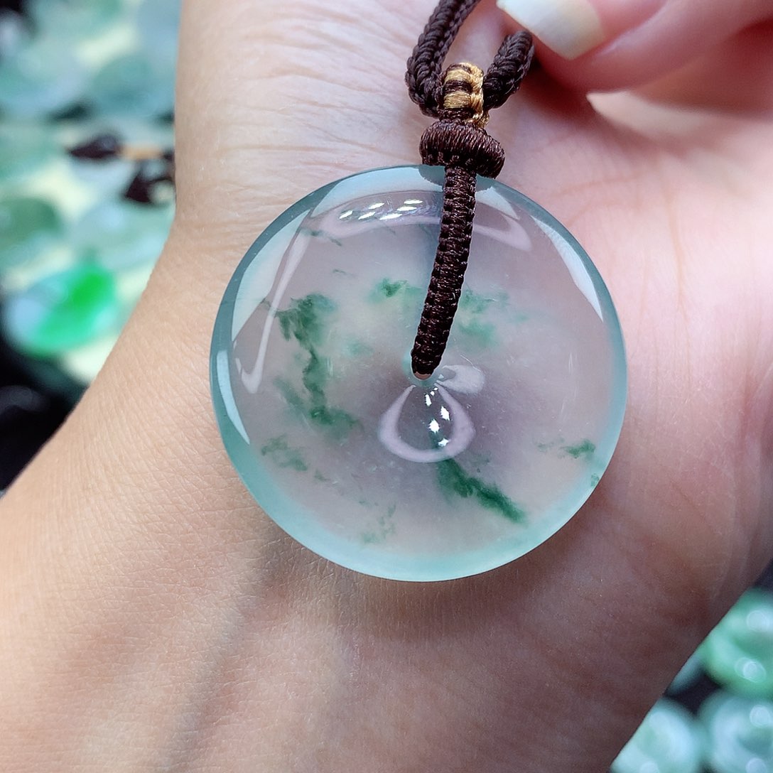 翡翠颈饰未镶嵌25尺寸30.6-5.5