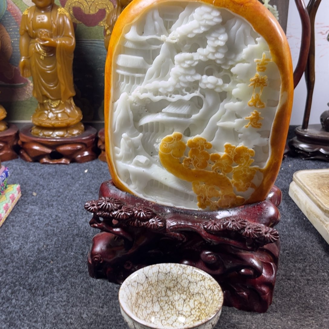 D***w瓷片精美手工瓷瓶制作