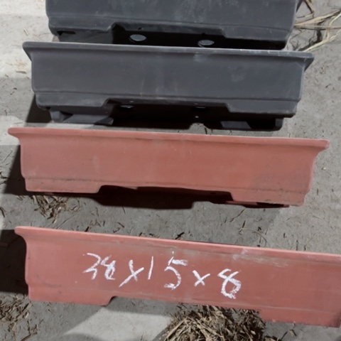 紫砂花盆100-4微瑕38-15-8