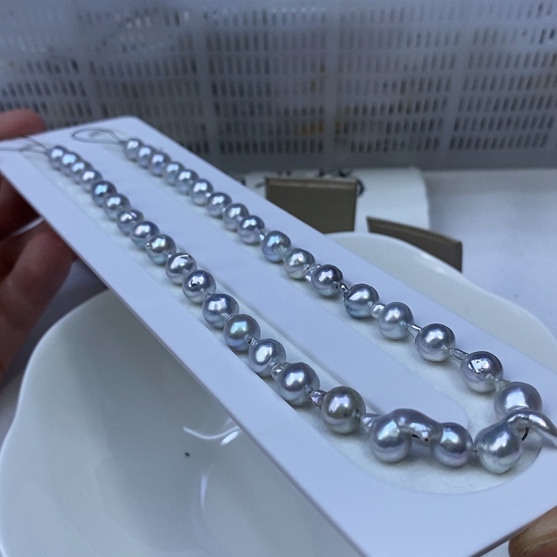 海水珍珠颈饰银S925镶嵌