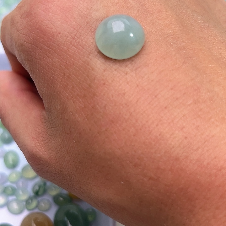 翡翠裸石缅料A货翡翠