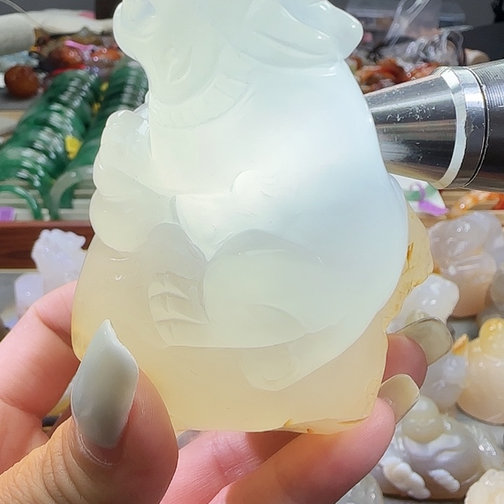 玛瑙/玉髓合金摆件