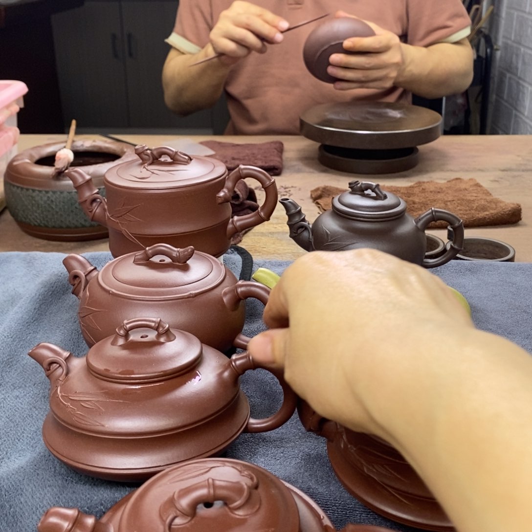 茶壶紫砂悟*时来运转260c c