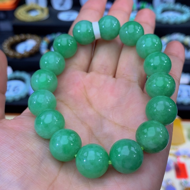 巧***昔手链翡翠未镶嵌翡翠