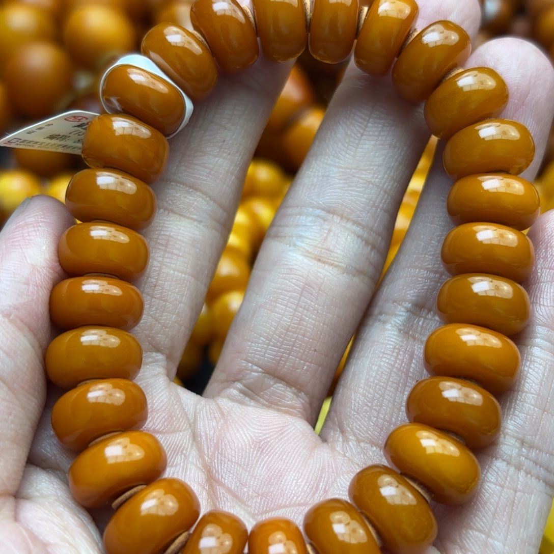 琥珀手链未镶嵌蜜蜡