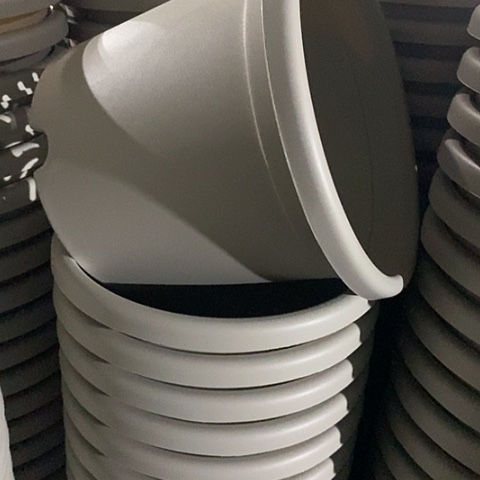 树脂四季3号微瑕灰白无托10个