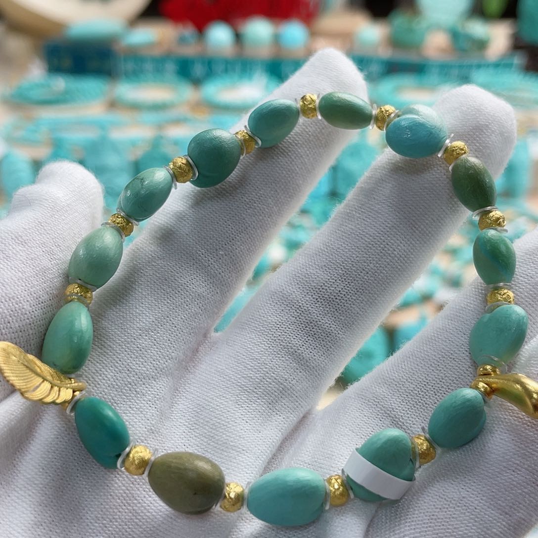 绿松石珠宝奇石未镶嵌