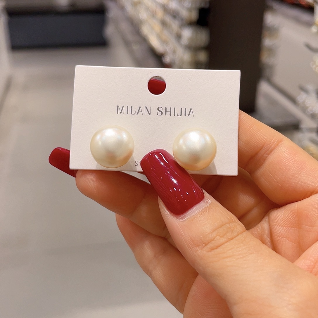 纯铜琉璃合金时尚耳环