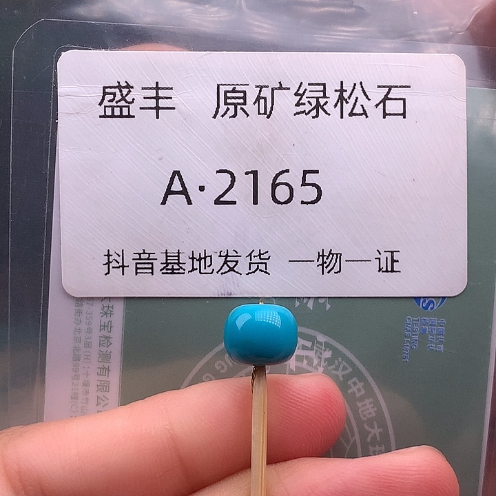 绿松石未镶嵌珠宝奇石8.7✖️7.3