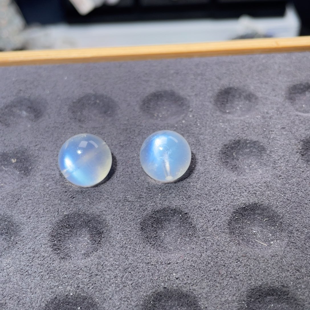 小***娟手链长石未镶嵌蓝月光单珠