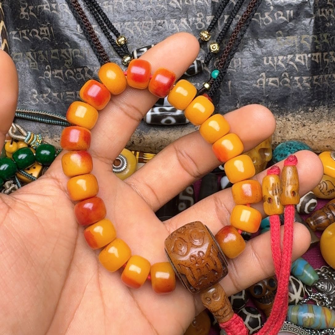 金刚菩提手串牦牛骨