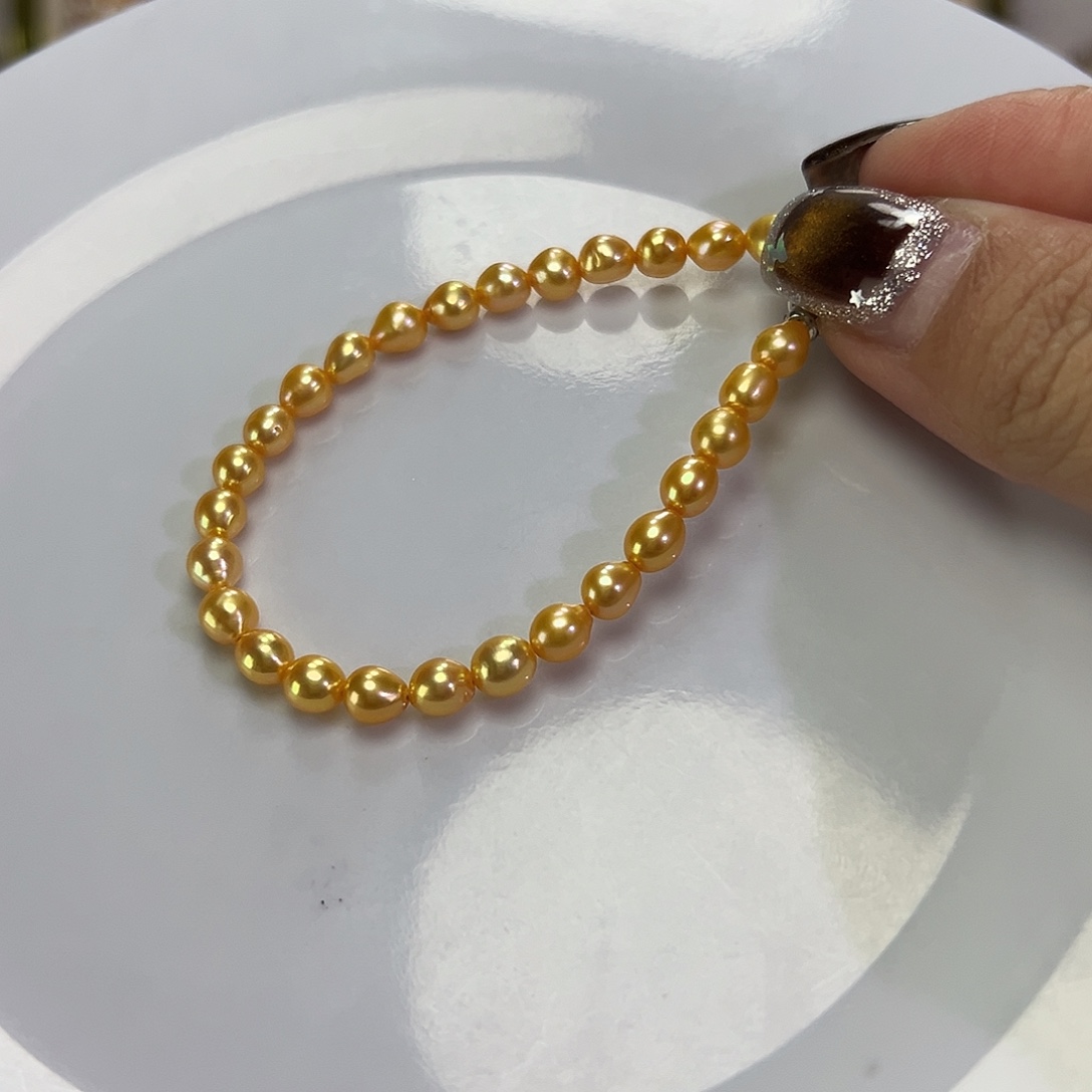 淡水珍珠手绳钛钢