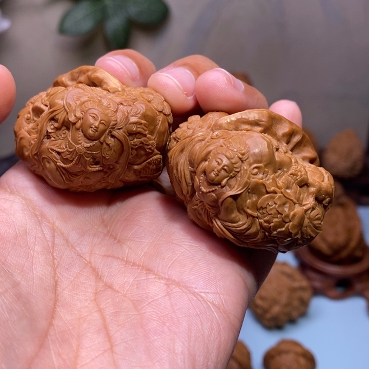 【闪购商品】核桃手串/手链玉****走飞天题材