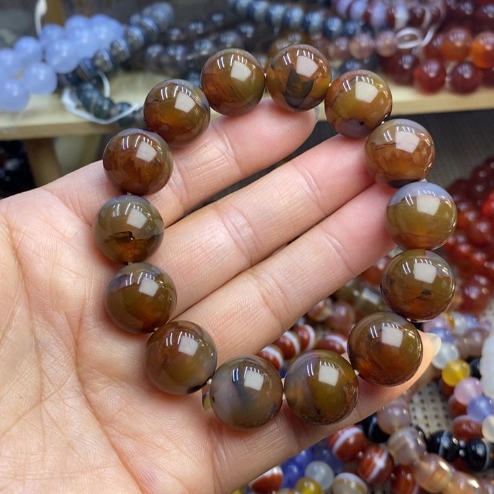 玛瑙/玉髓未镶嵌手链