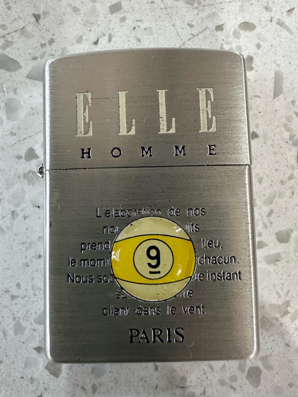 zippo打火机美国 EL-1513 ELLE 日版原版  RBJ1