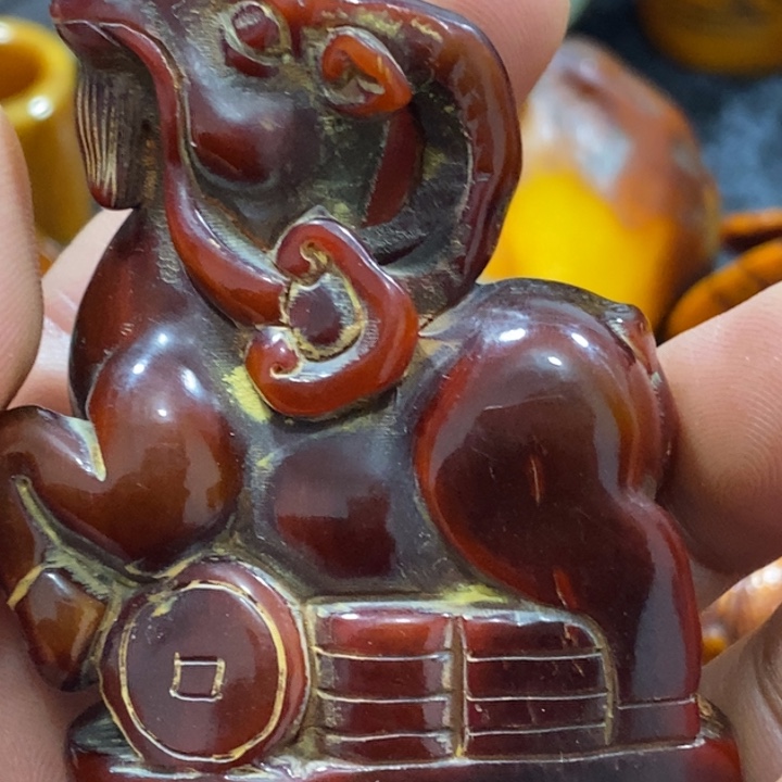 滴血莲花菩提吊坠