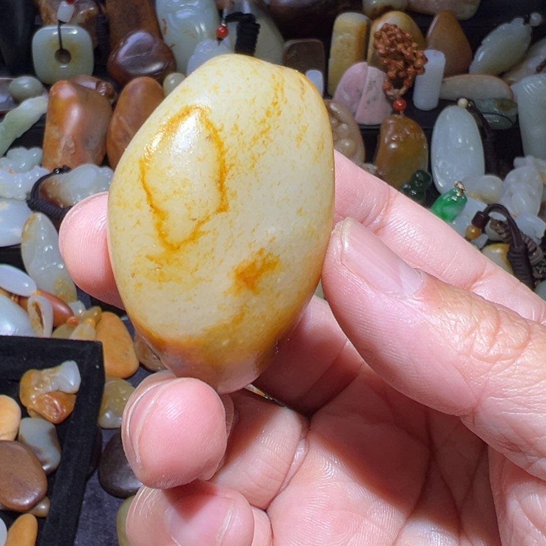 和田玉吊坠(不含链)未镶嵌