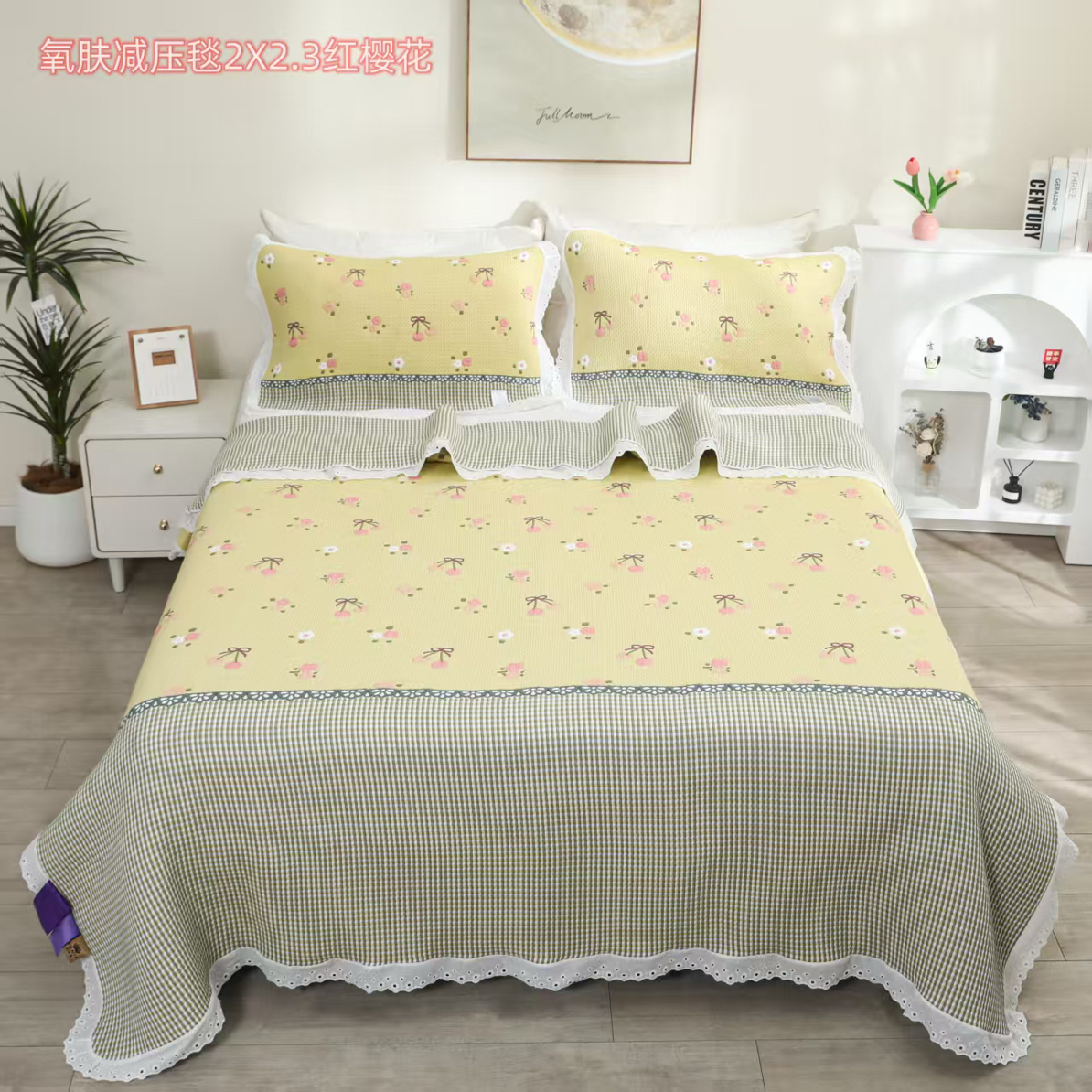 【床盖】韩国高端婴儿纱布盖毯秋冬宝宝多功能毯子亲肤