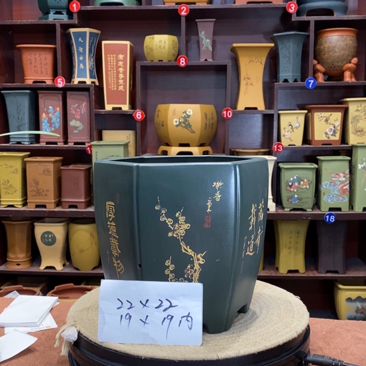 紫砂花盆紫砂花盆