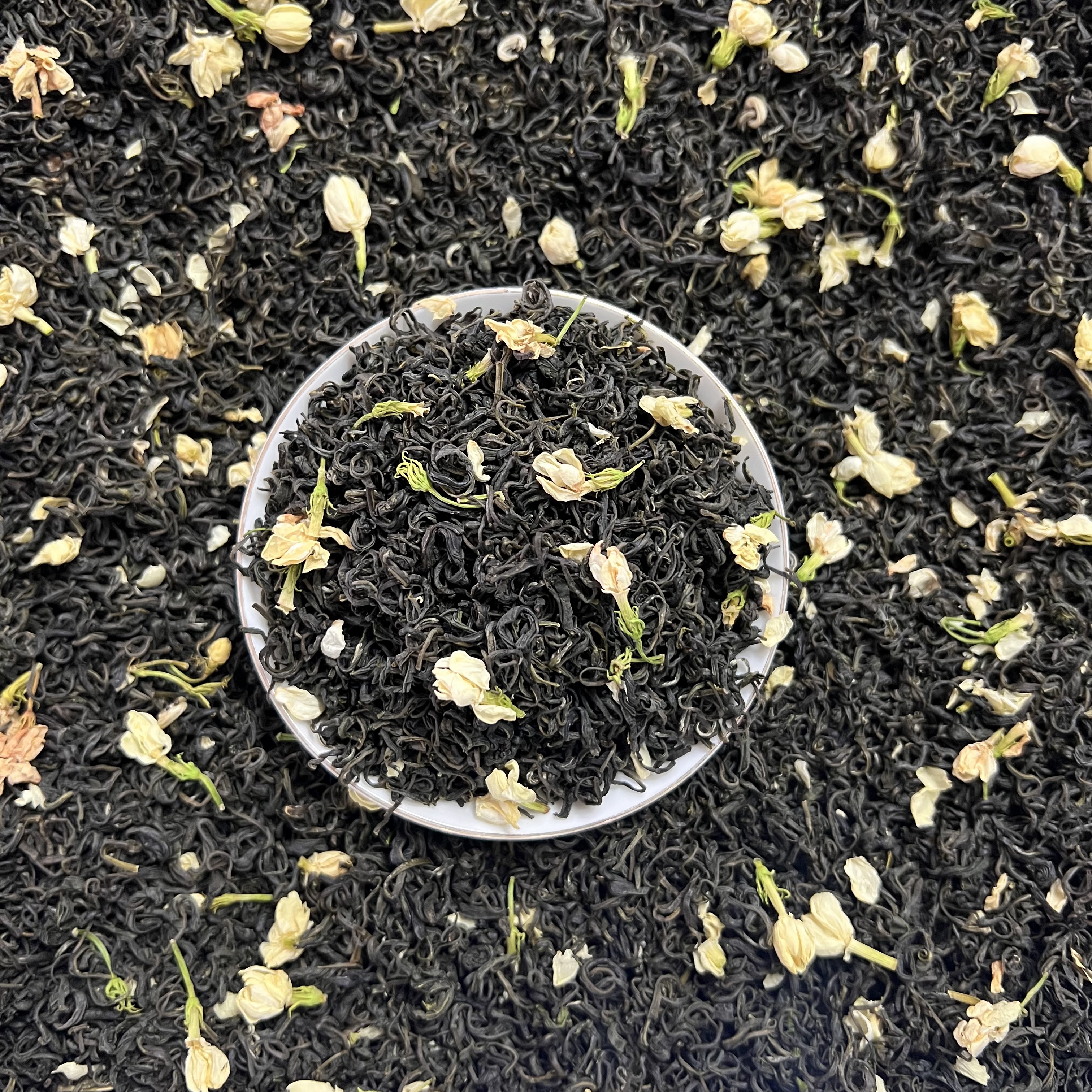 【茉莉飘雪】2025年新茶横县茉莉花茶精选3窨清香型茉莉飘雪花茶