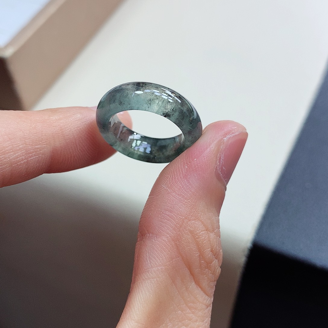 翡翠戒指未镶嵌6-7号