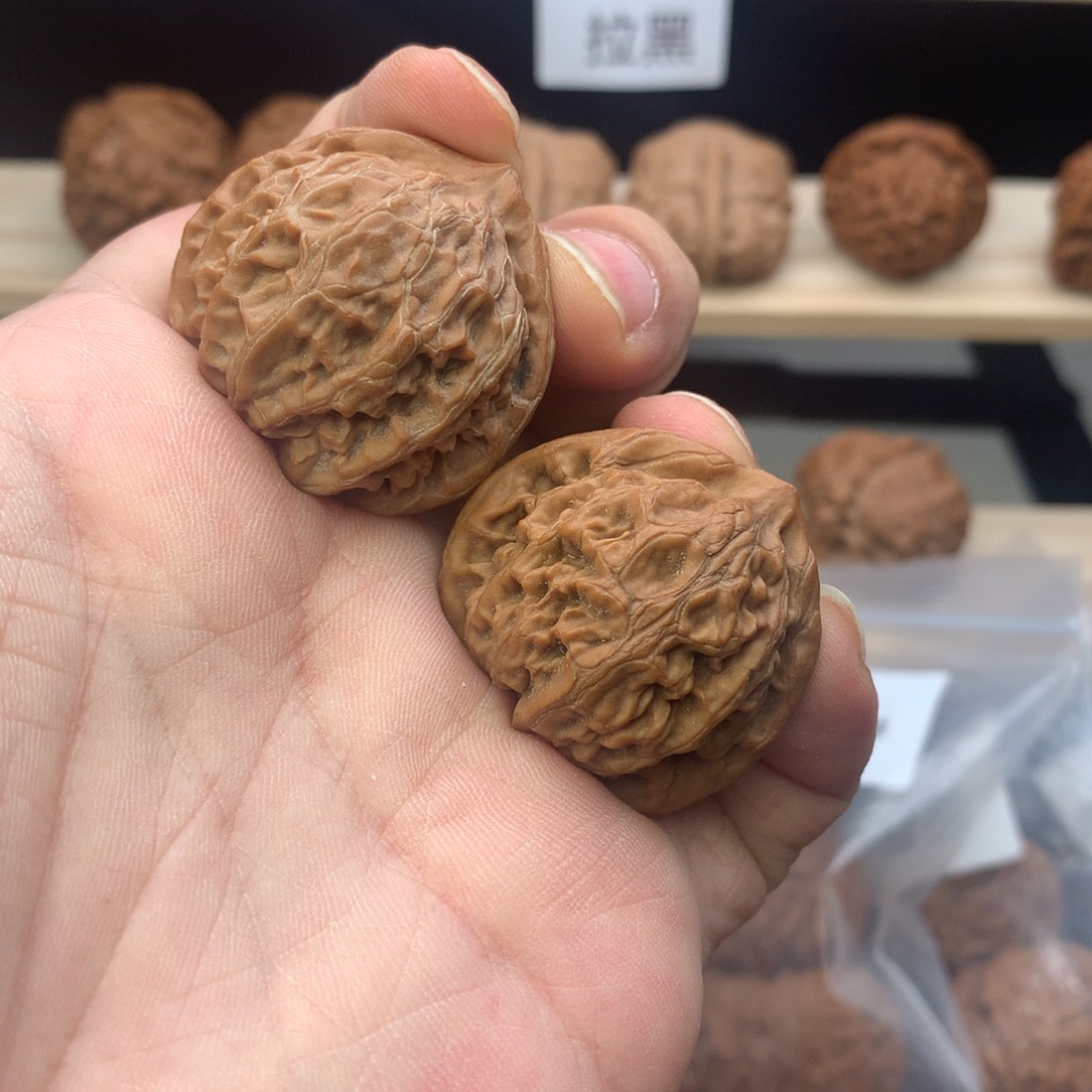 文玩核桃把件35尺全品无修宫灯