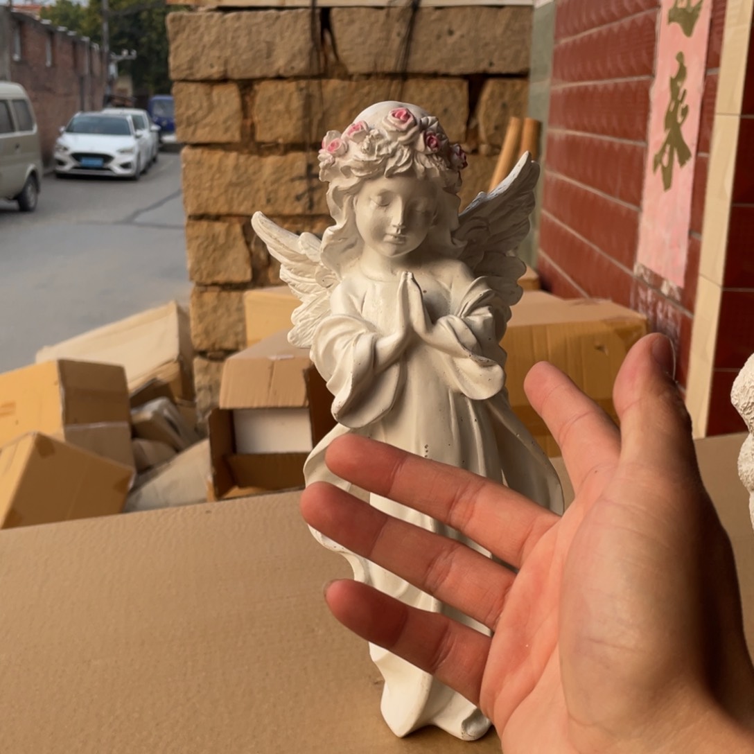 【闪购商品】树脂白色天使摆件