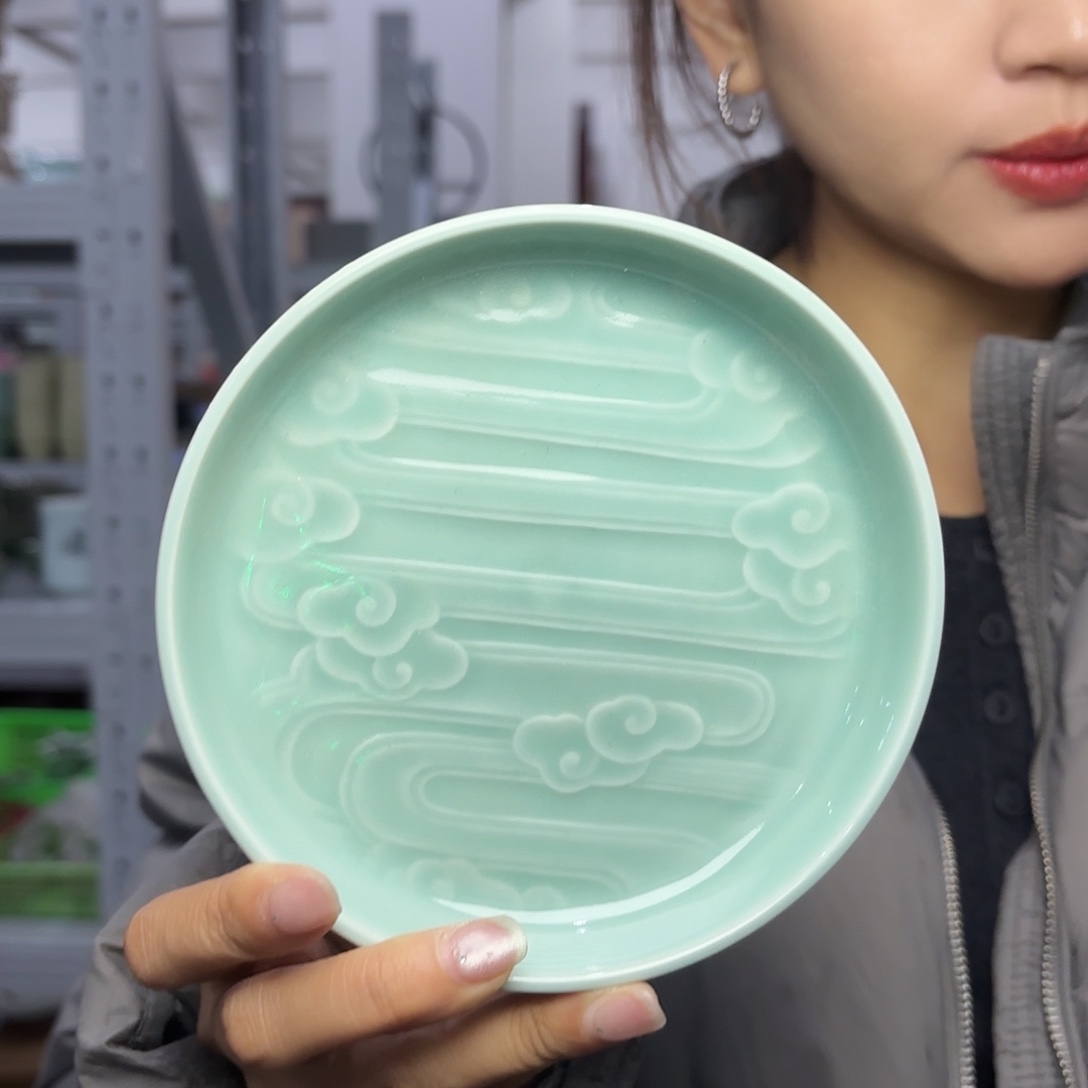龙泉云间青瓷小米茶器