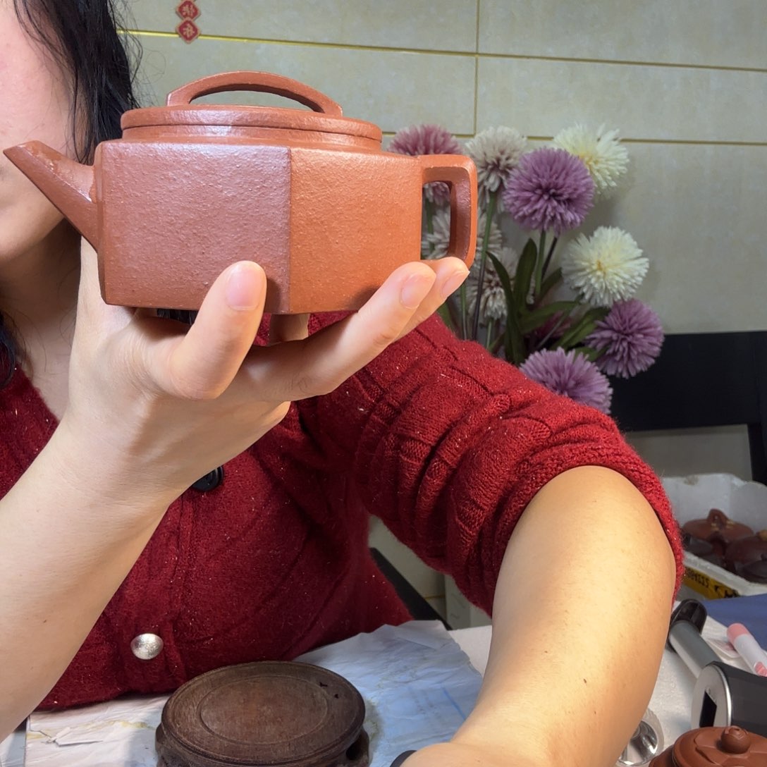 紫砂茶壶白**飘精工制作