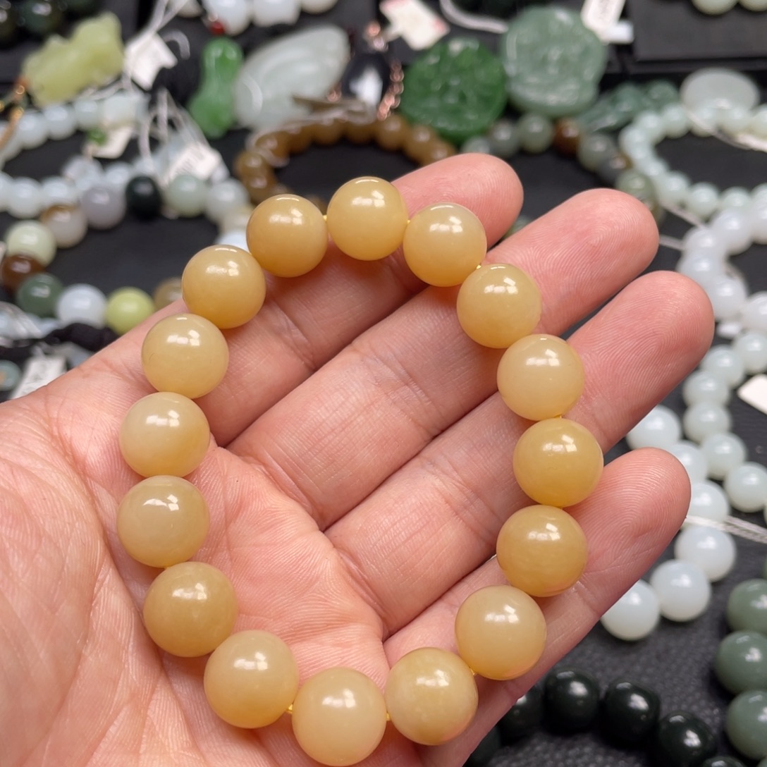 和田玉未镶嵌手链