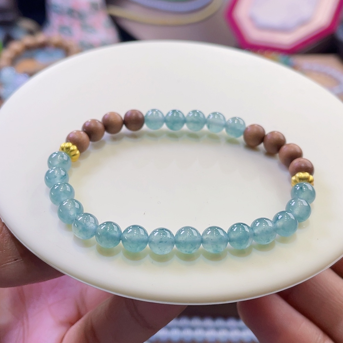 【闪购商品】翡翠颈饰未镶嵌蓝飘